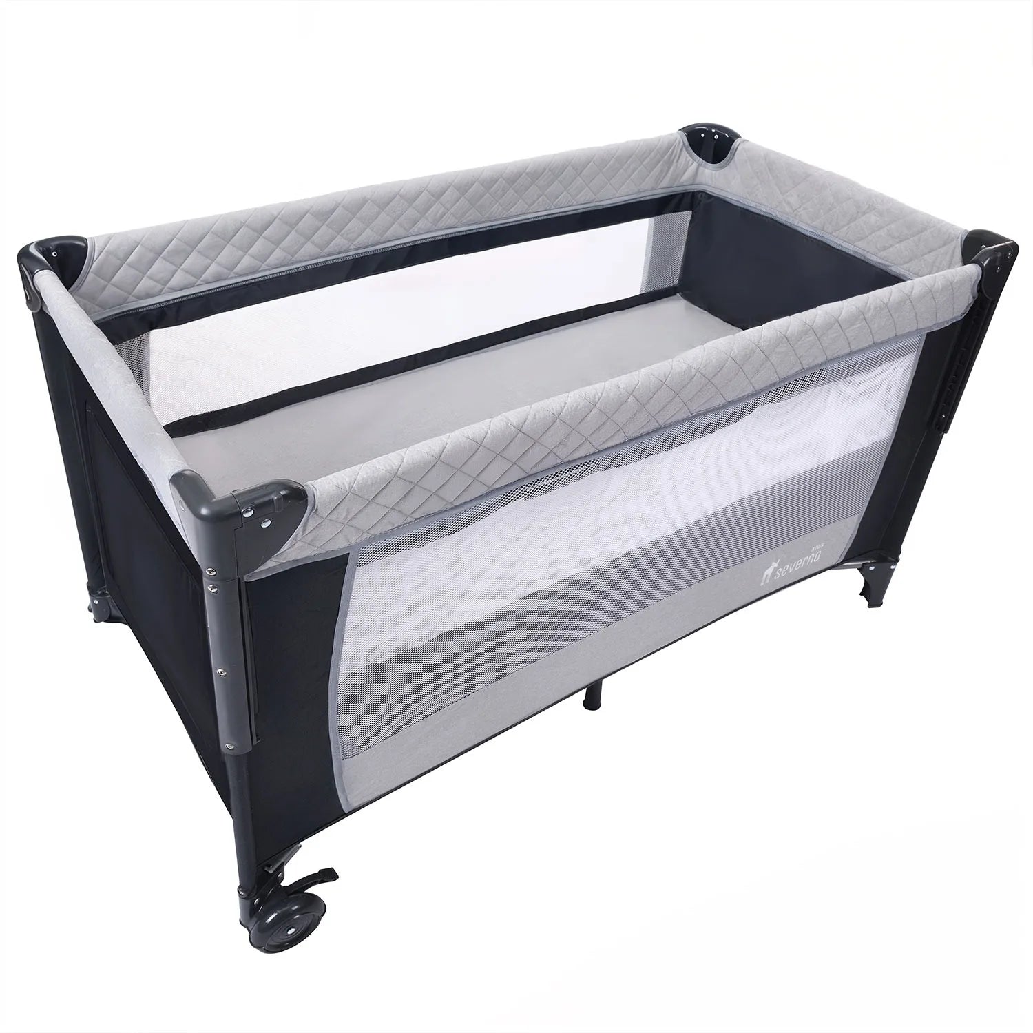Overnight Travel Cot Collapsible Delivery 3 Levels Bag Mosquito Coat Side Side Side Hanging Mattress