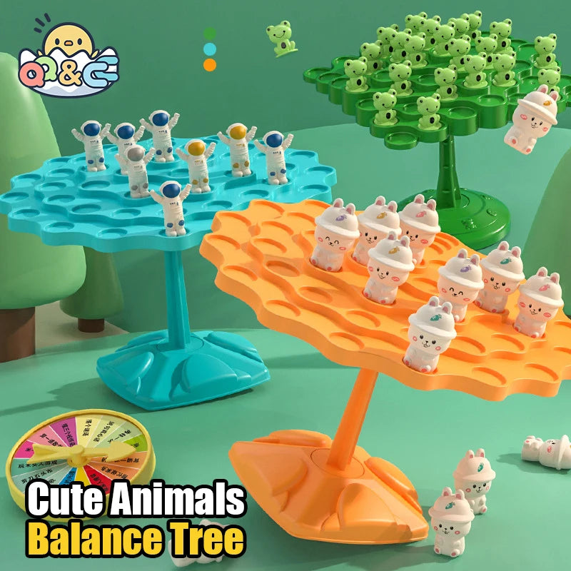 Fun Frog Balance Tree Children Math Toys