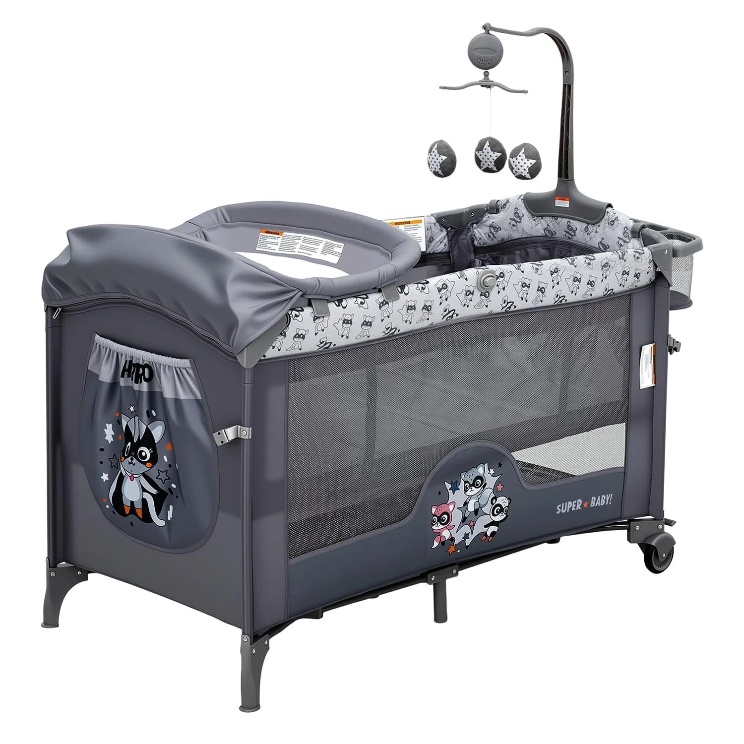 5 In 1 Foldable Baby Bedside Sleeper