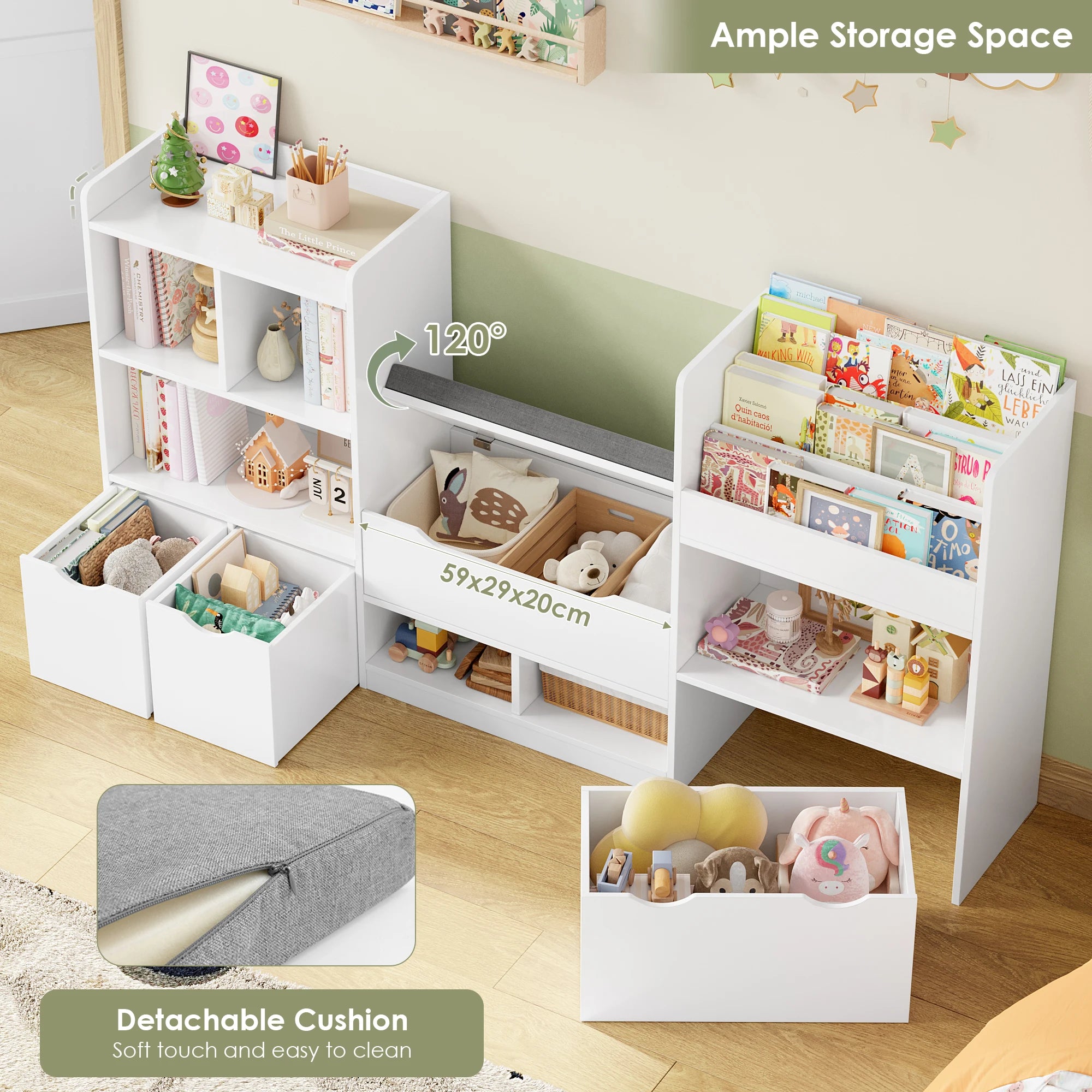 Getone Toy Storage Unit, Children's Bookcase