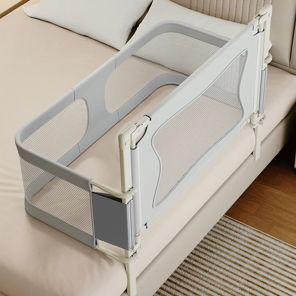 Nest 120x50cm Foldable Bedside Co-Sleeper & Bed Guard