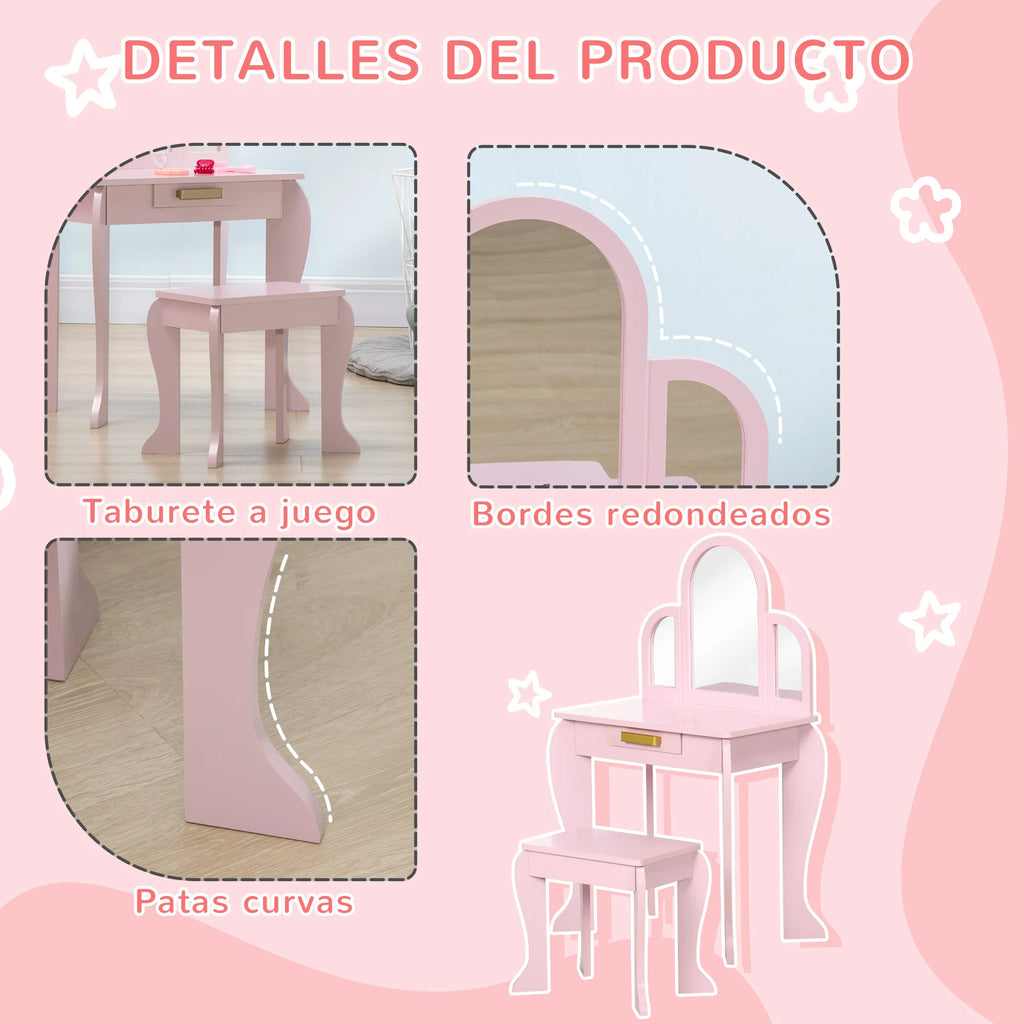 Homcom Children's Dressing Table
