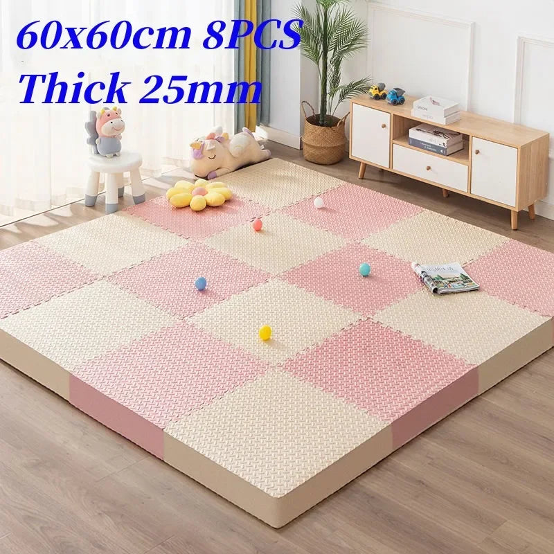 Extra-Thick Interlocking Foam Play Mat Set