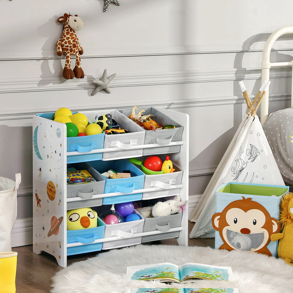 SONGMICS Children's Storage Shelf for Toys and Books