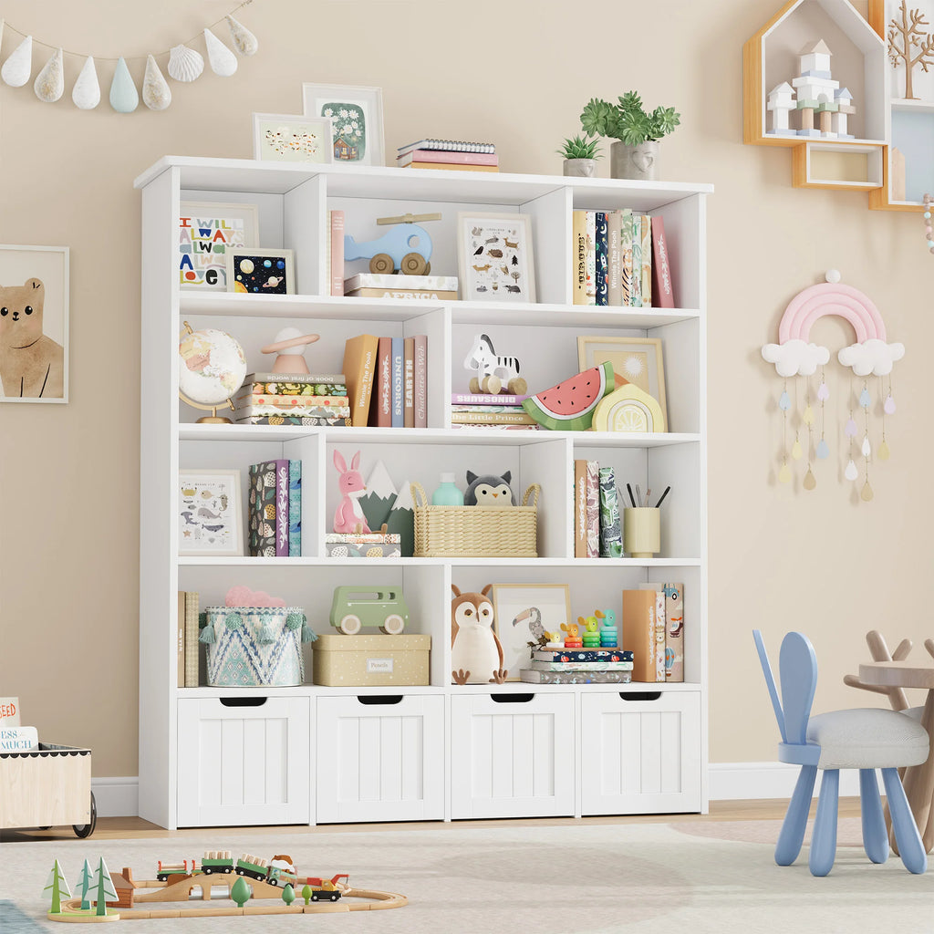 Getone Kids Toy Storage Unit Childrens Bookcase