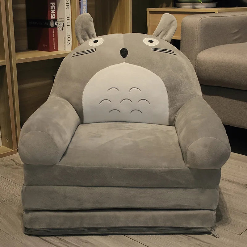 MOMO Children Sofa Cute Cartoon Lazy Folding Small Sofa Bed