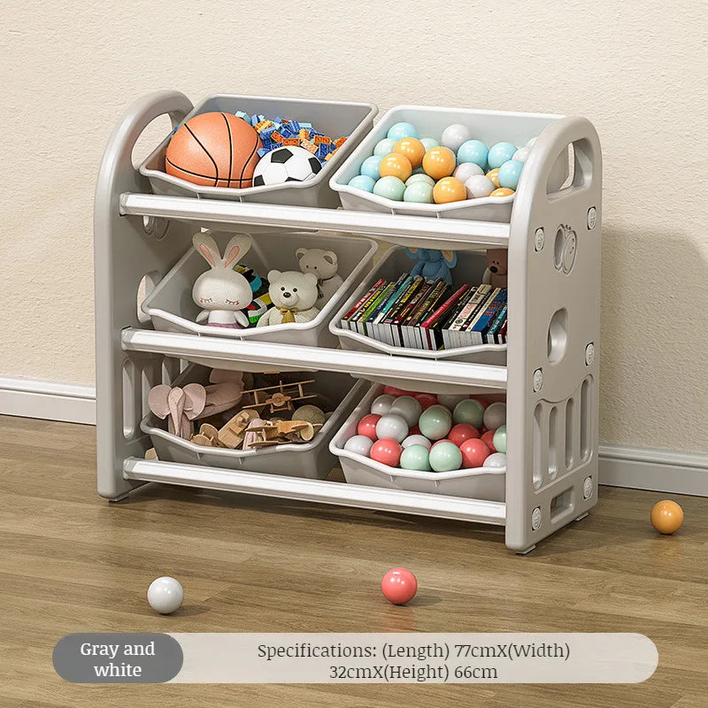 Kids' Toy Storage Cabinet & Organiser with Compartments