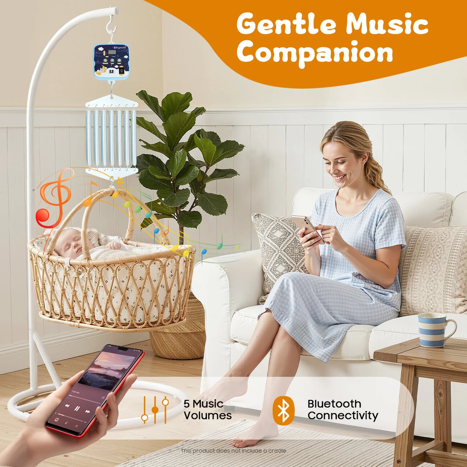 12W Electric Baby Swing Control