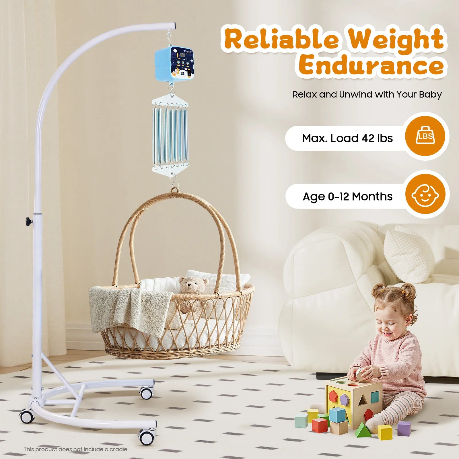12W Electric Baby Swing Control