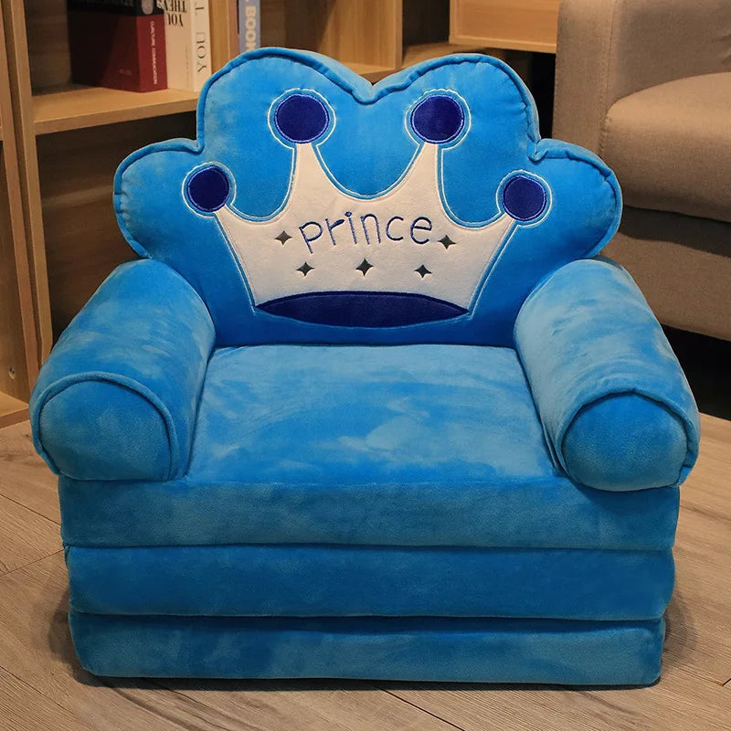 MOMO Children Sofa Cute Cartoon Lazy Folding Small Sofa Bed