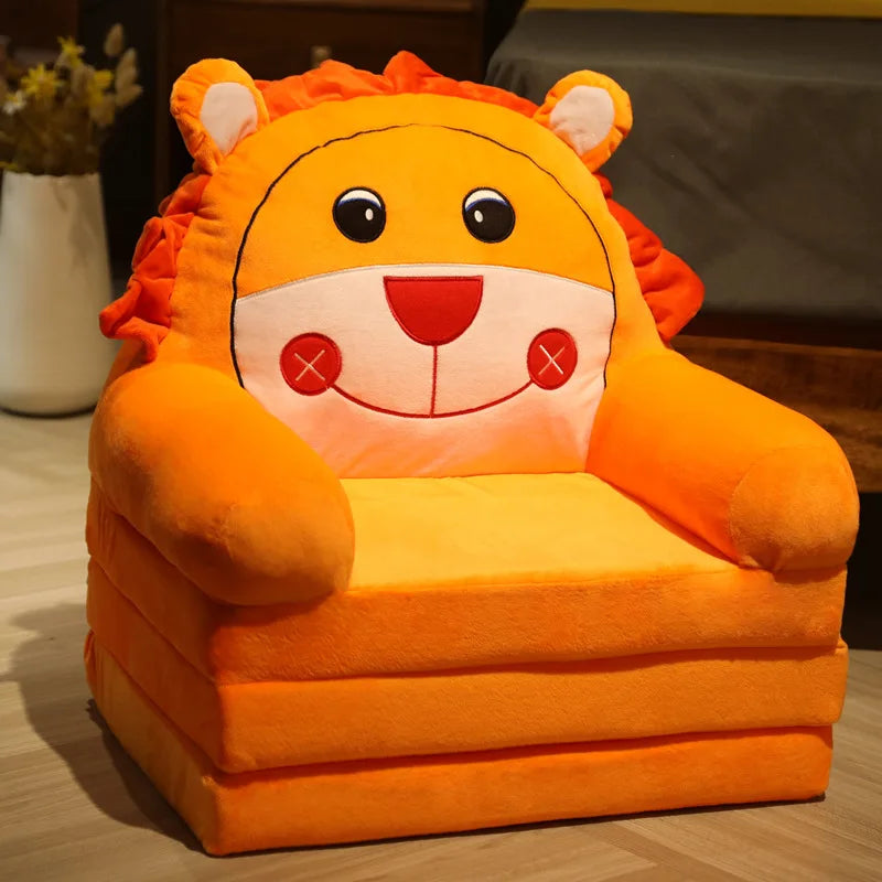 MOMO Children Sofa Cute Cartoon Lazy Folding Small Sofa Bed