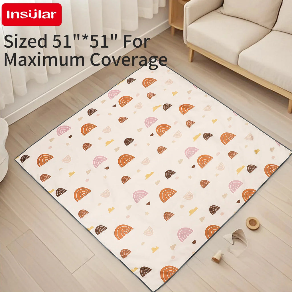 Insular Kids Foldable Educational Mattress Baby Play Mat