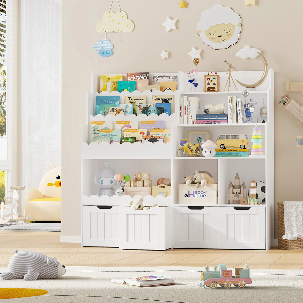 Getone Kids Bookshelf Kids Toy Storage
