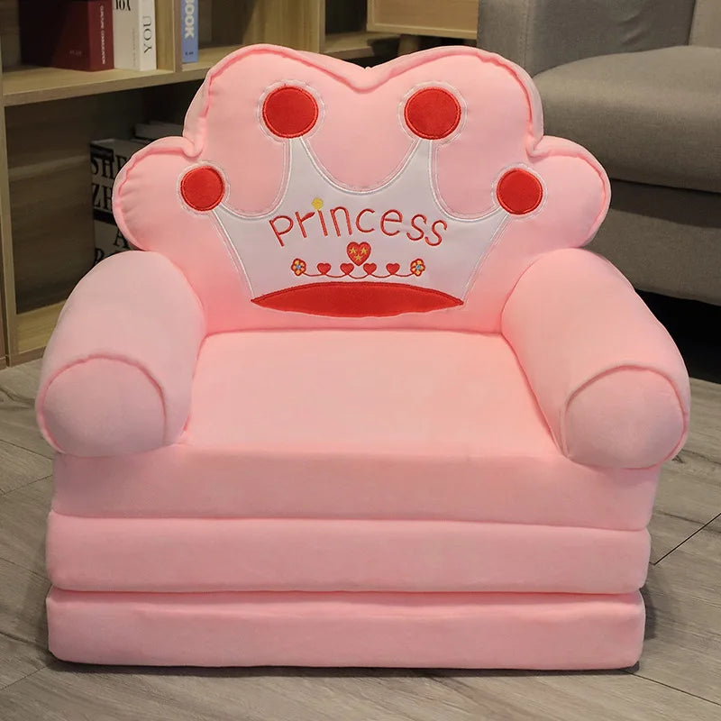 MOMO Children Sofa Cute Cartoon Lazy Folding Small Sofa Bed