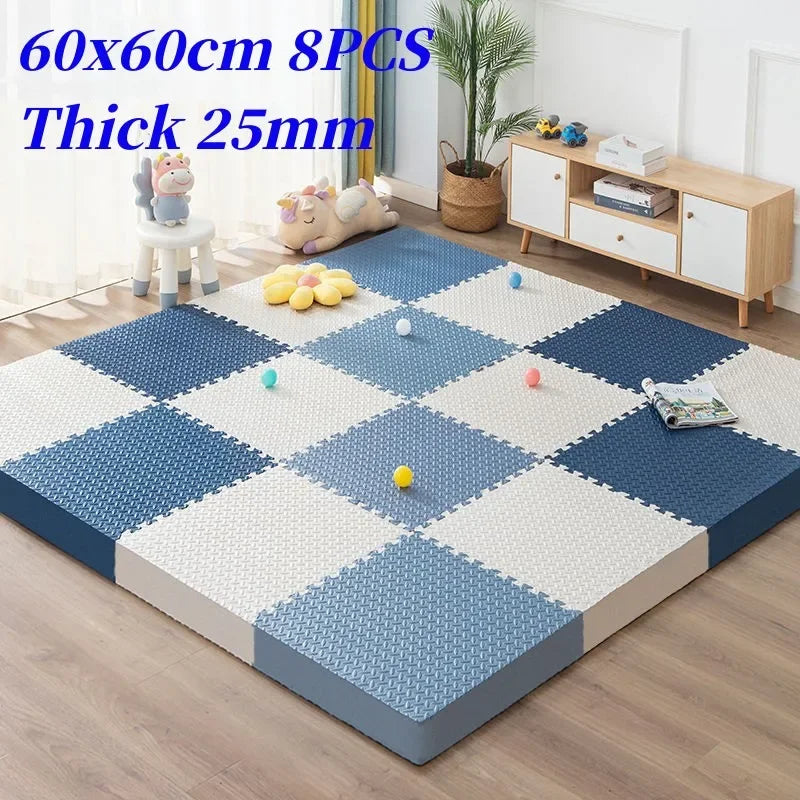 Extra-Thick Interlocking Foam Play Mat Set