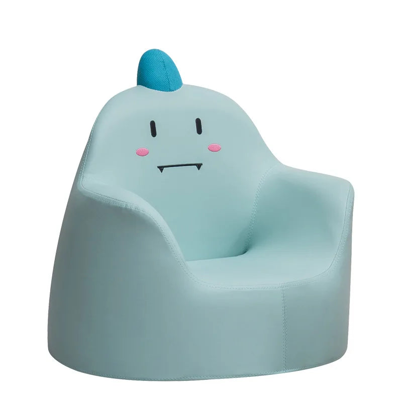 Kids' Cartoon Animal Character Plush Sofa Chair