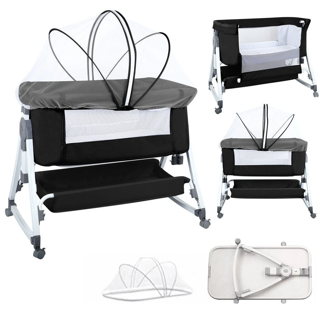 6-in-1 Co-Sleeper &amp; Adjustable Travel Bassinet