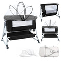 6-in-1 Co-Sleeper &amp; Adjustable Travel Bassinet