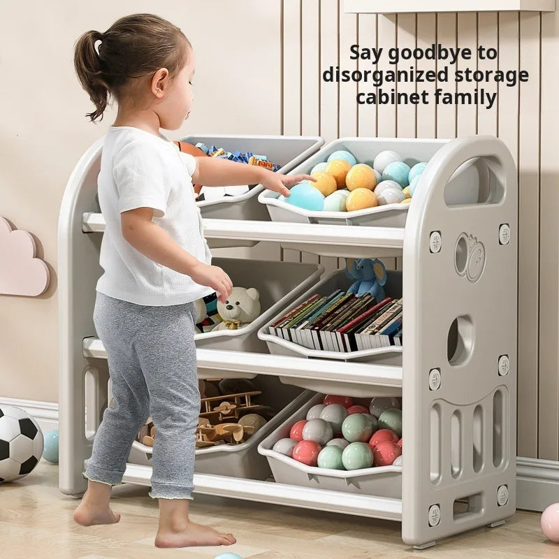 Kids' Toy Storage Cabinet & Organiser with Compartments