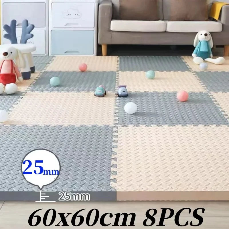 Extra-Thick Interlocking Foam Play Mat Set