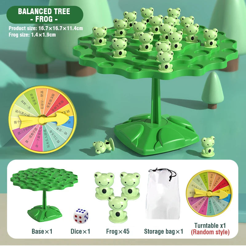 Fun Frog Balance Tree Children Math Toys