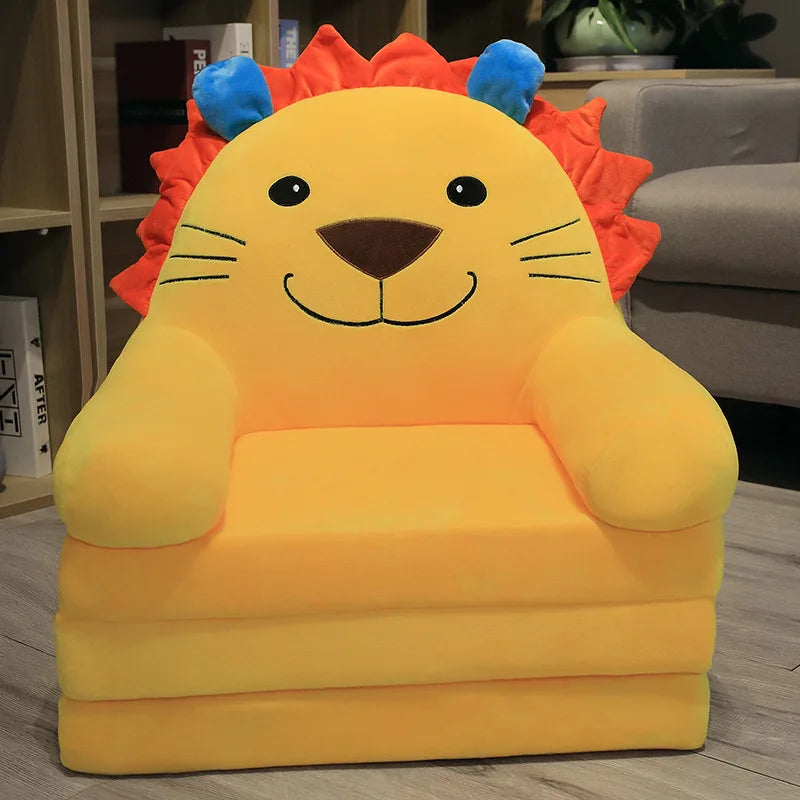 MOMO Children Sofa Cute Cartoon Lazy Folding Small Sofa Bed