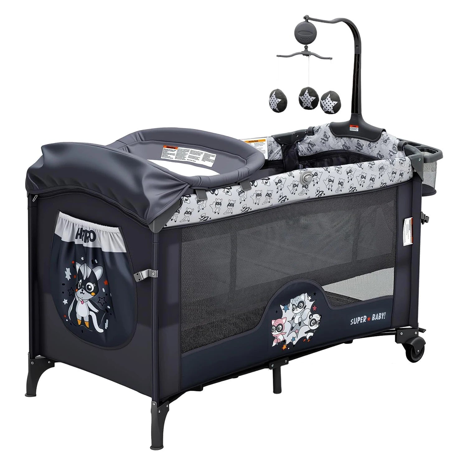 5 In 1 Foldable Baby Bedside Sleeper