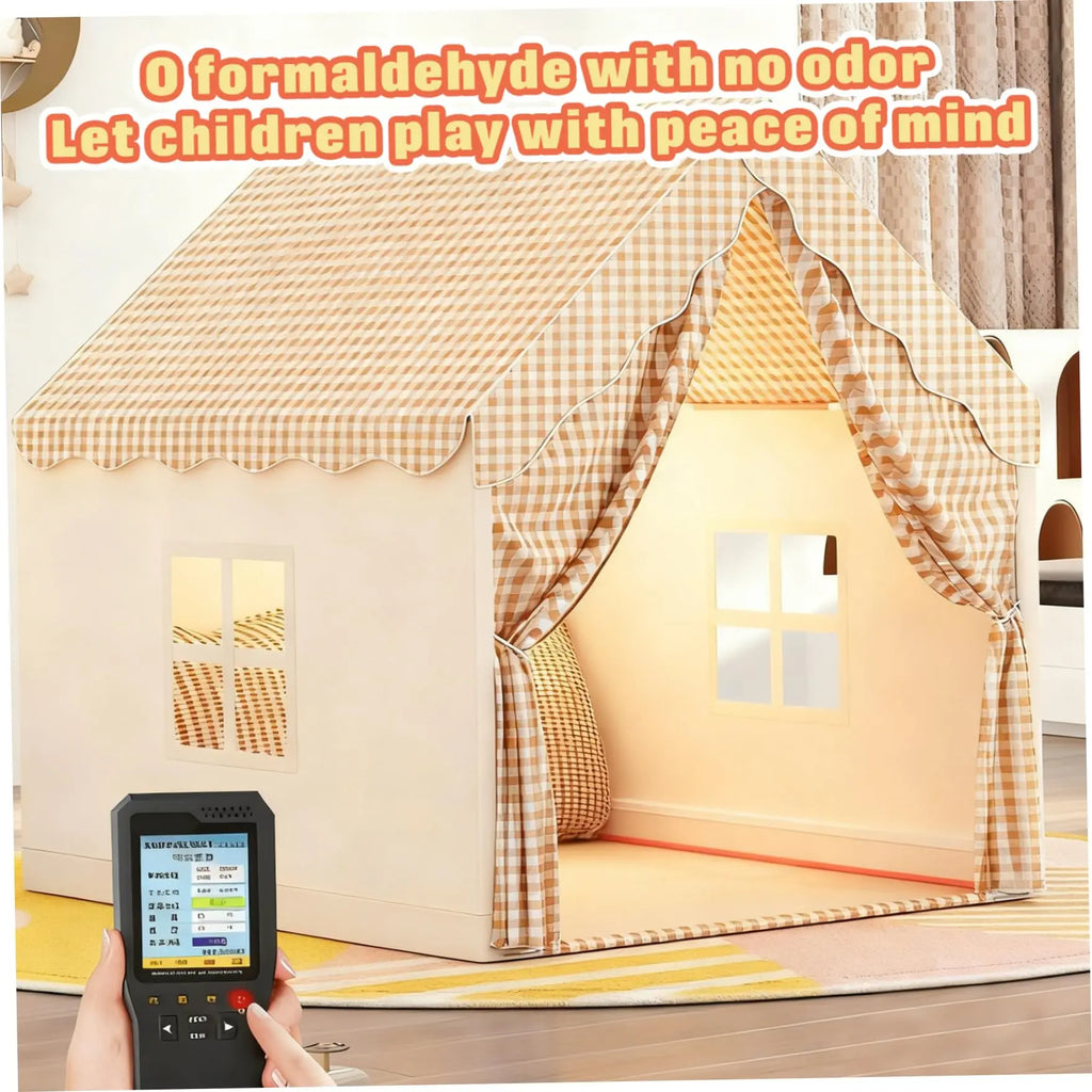 Kids Play Tent Large Portable Indoor Outdoor Toddler Playhouse Children Castle Tent for Fun Imaginative Play
