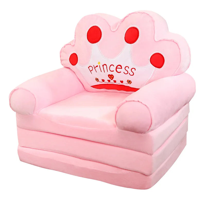 MOMO Children Sofa Cute Cartoon Lazy Folding Small Sofa Bed