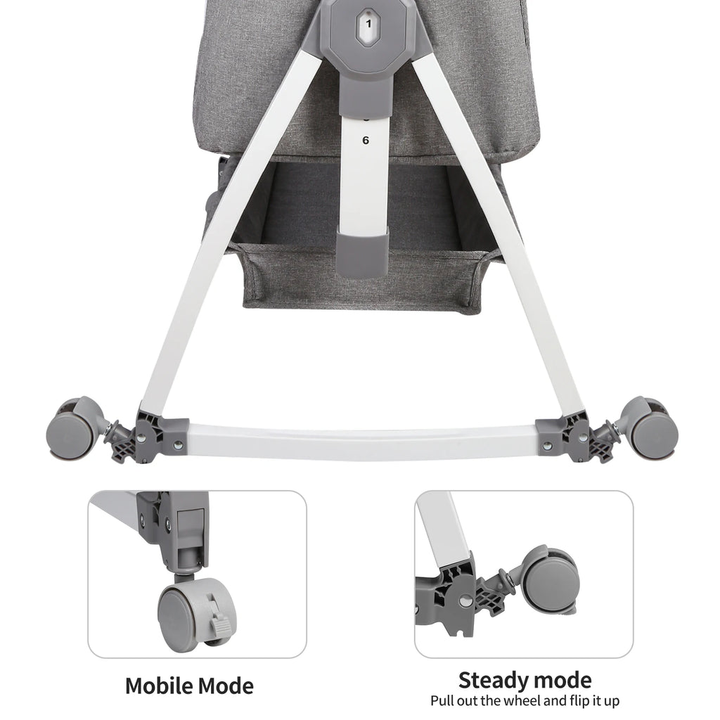 6-in-1 Co-Sleeper &amp; Adjustable Travel Bassinet