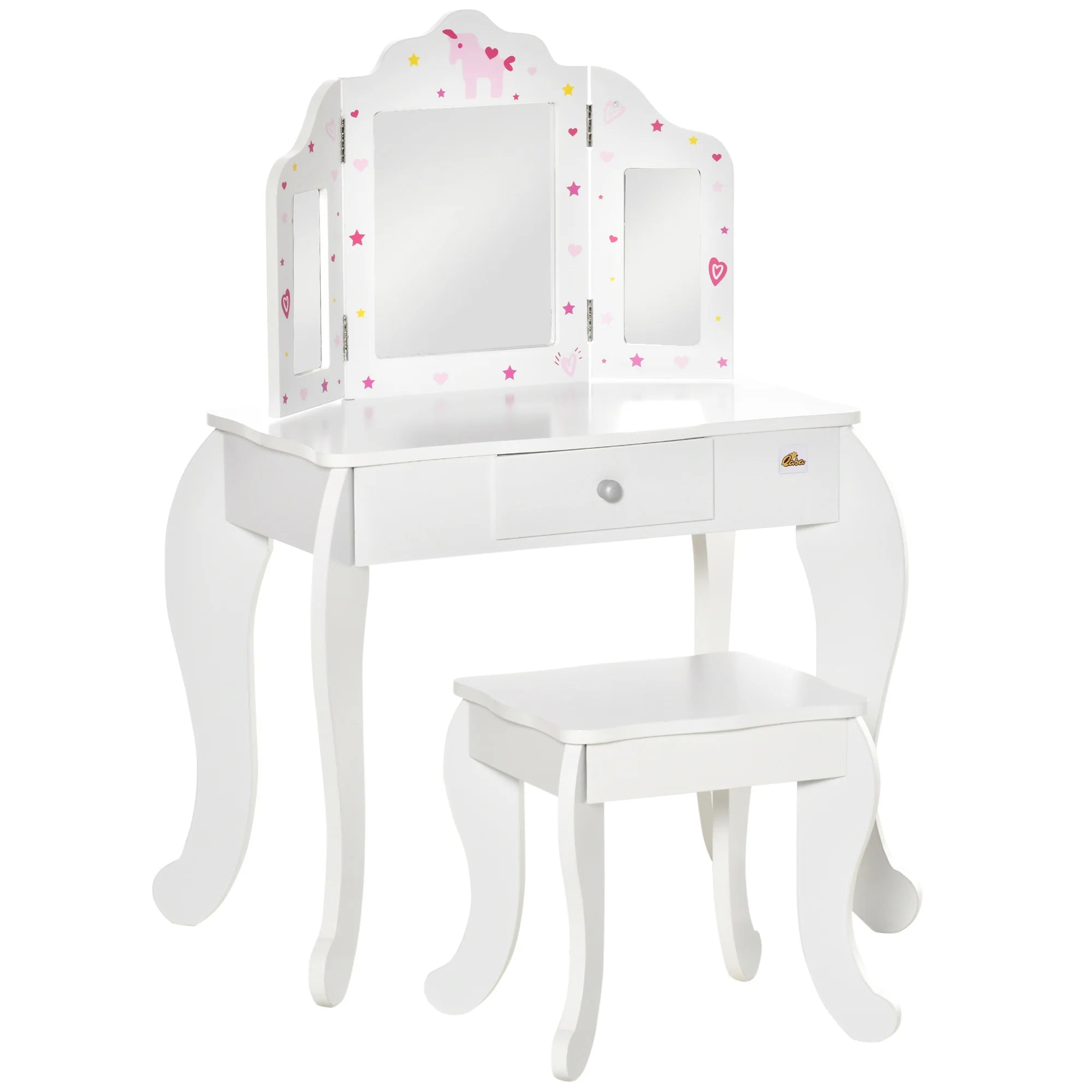 Homcom Wooden Children's Dressing Table