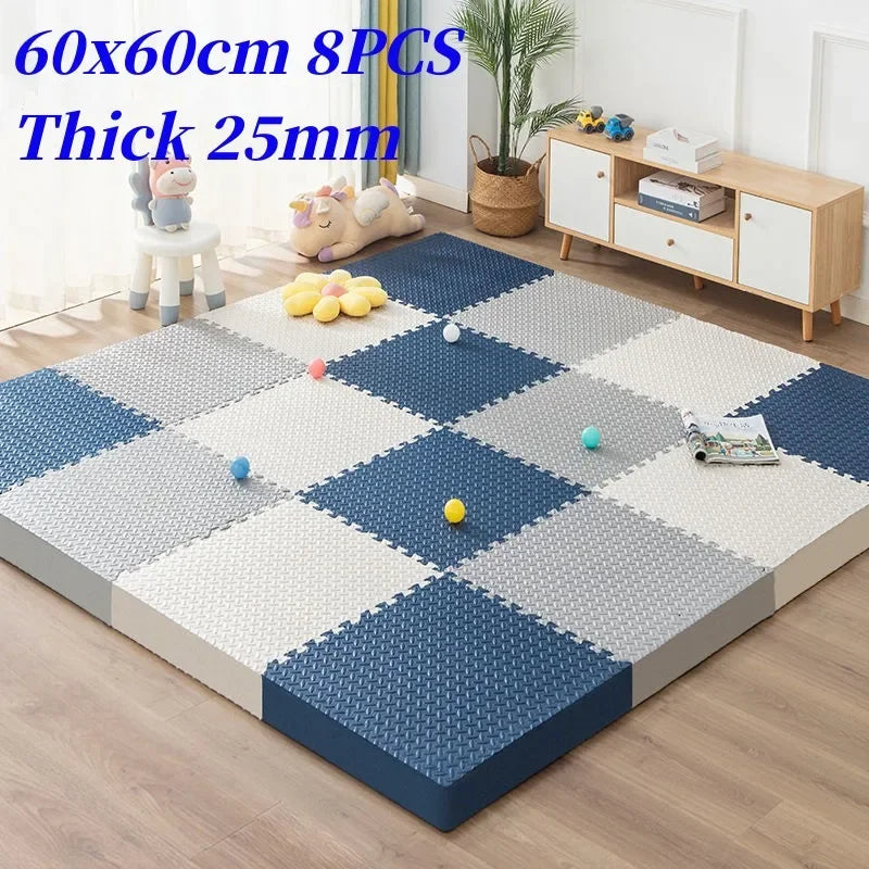 Extra-Thick Interlocking Foam Play Mat Set