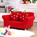 Children's Sofa Cute Cartoon Fabric Strawberry Sofa Modern Tatami Combination Baby Sofa