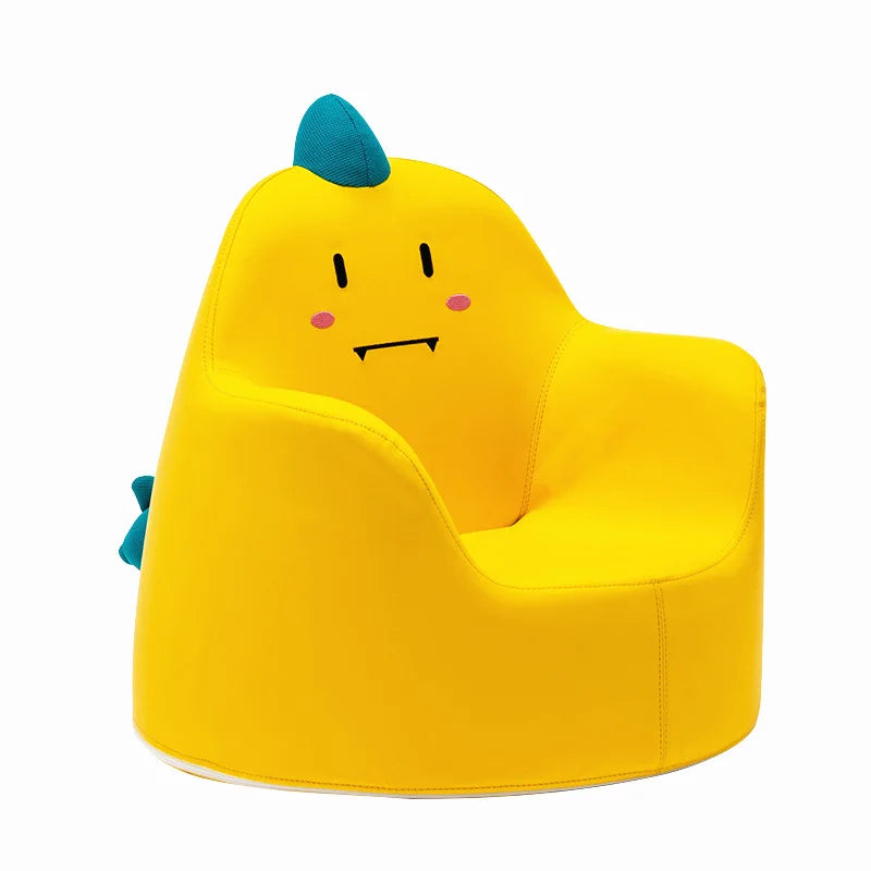 Kids' Cartoon Animal Character Plush Sofa Chair