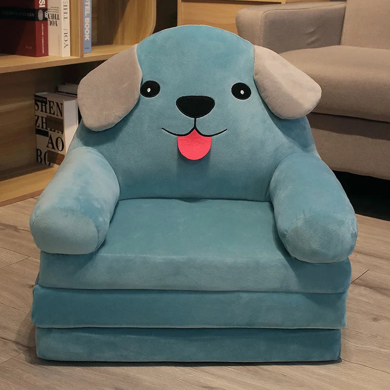 MOMO Children Sofa Cute Cartoon Lazy Folding Small Sofa Bed
