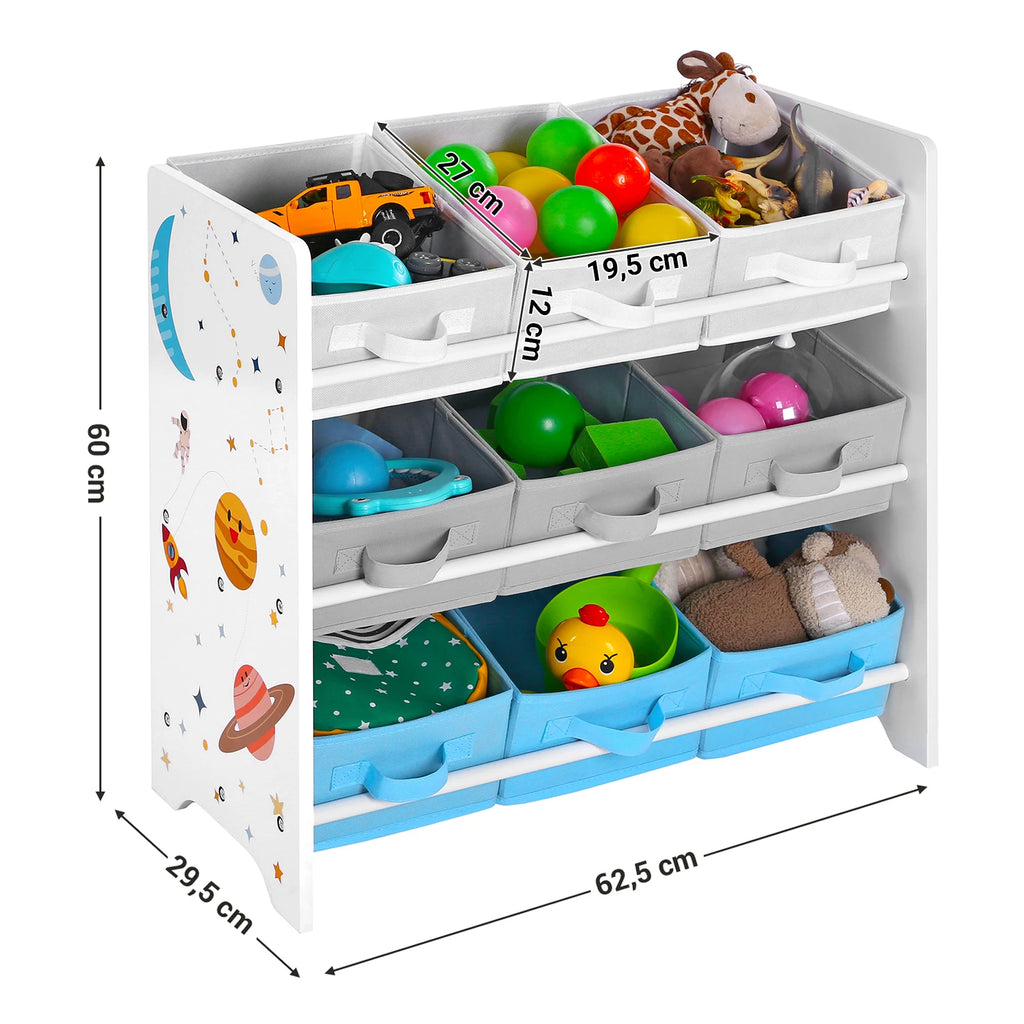SONGMICS Children's Storage Shelf for Toys and Books