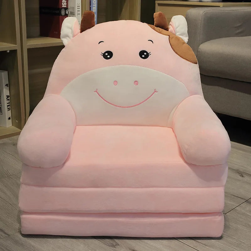 MOMO Children Sofa Cute Cartoon Lazy Folding Small Sofa Bed