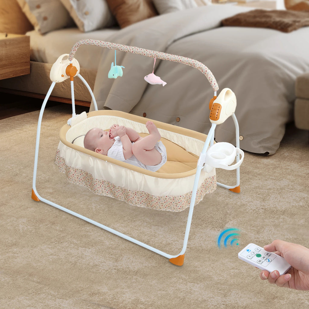 Electric Cradle Foldable Electric Baby Cradle