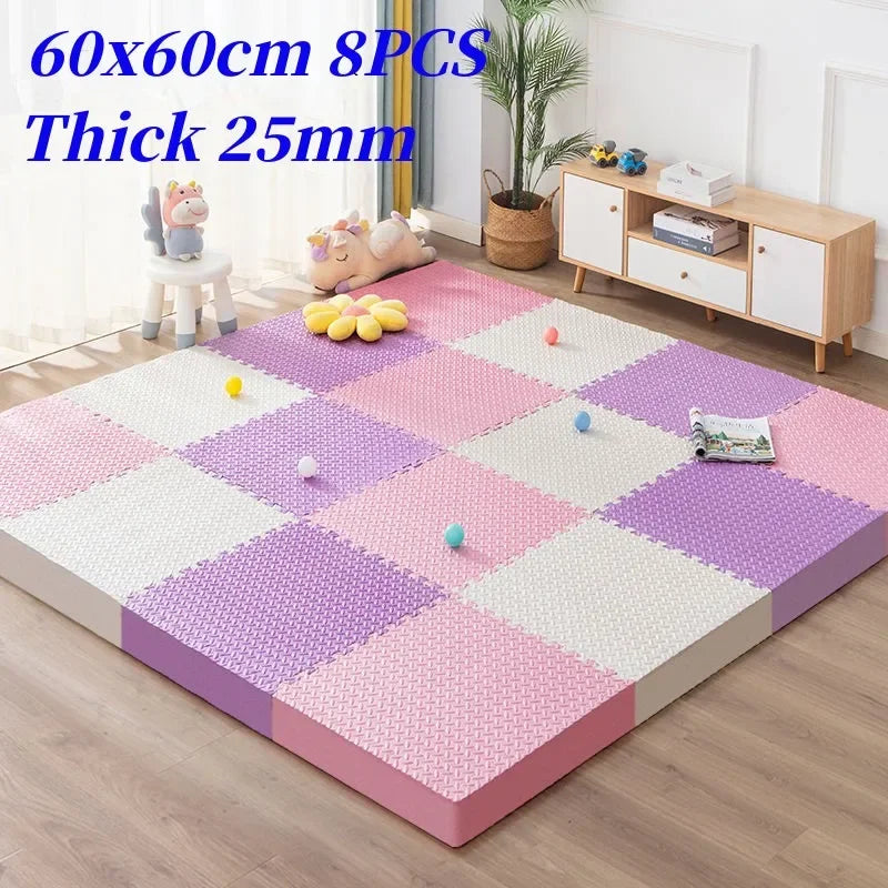 Extra-Thick Interlocking Foam Play Mat Set