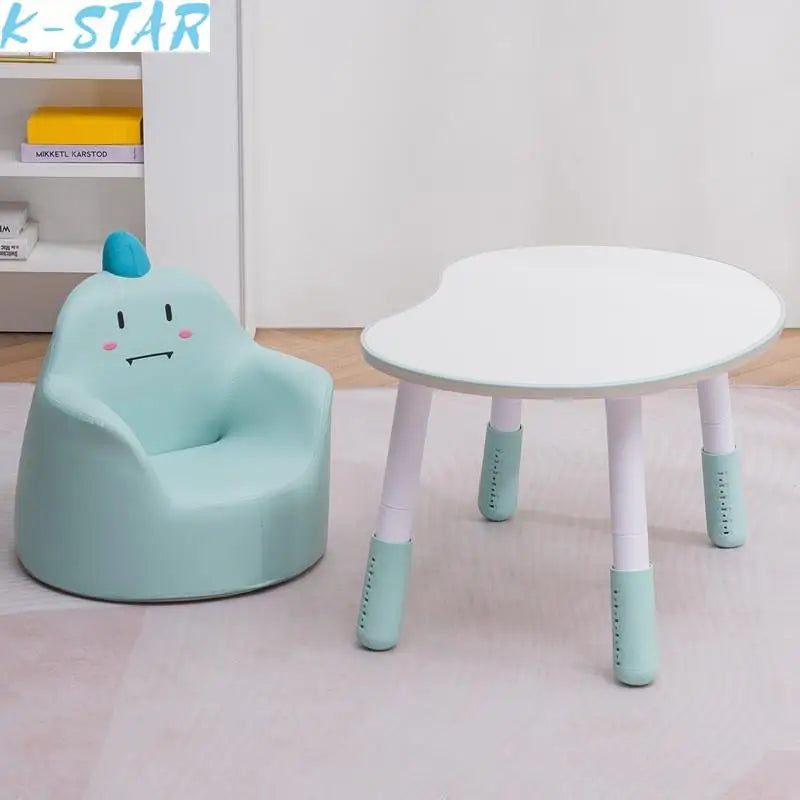 Kids' Cartoon Animal Character Plush Sofa Chair