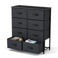 Summit 8-Drawer Fabric & Wood Top Nursery Storage Dresser