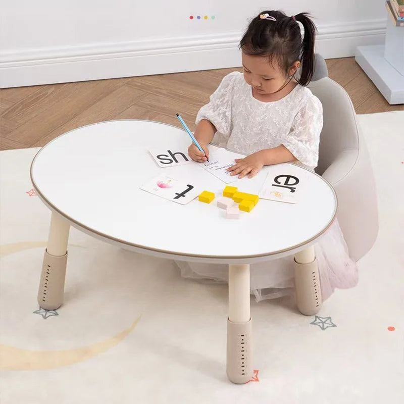 Kids' Height-Adjustable Peanut Activity & Learning Table