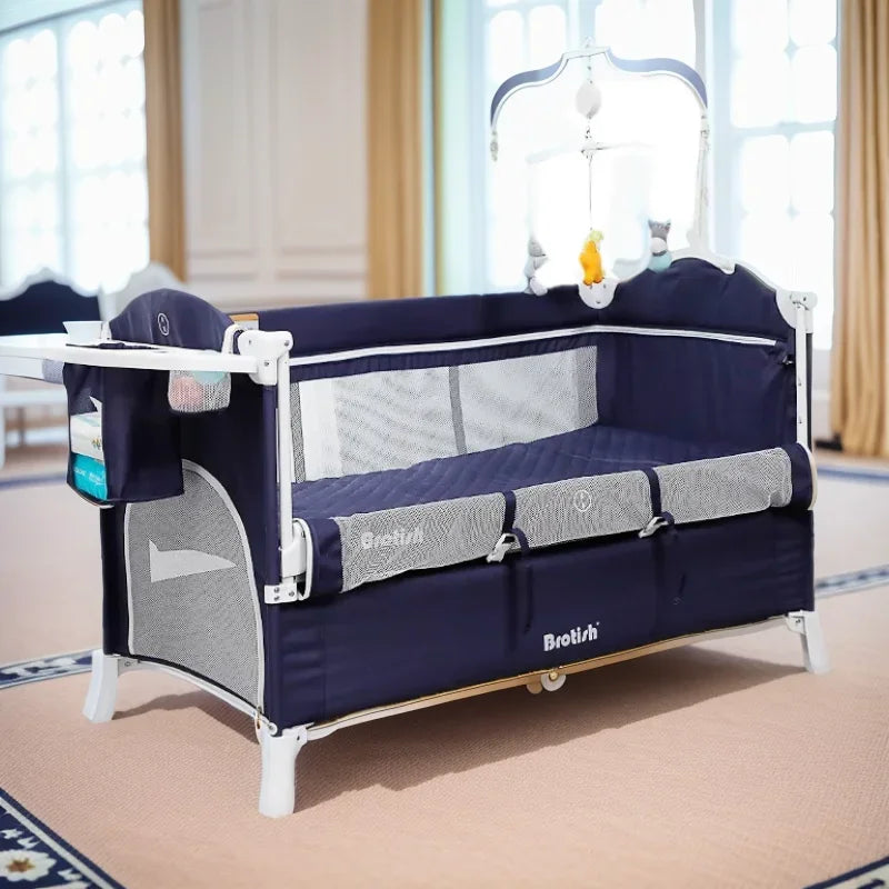 IMBABY Baby Cribs Portable Cribs for Baby