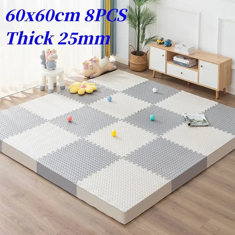 Extra-Thick Interlocking Foam Play Mat Set