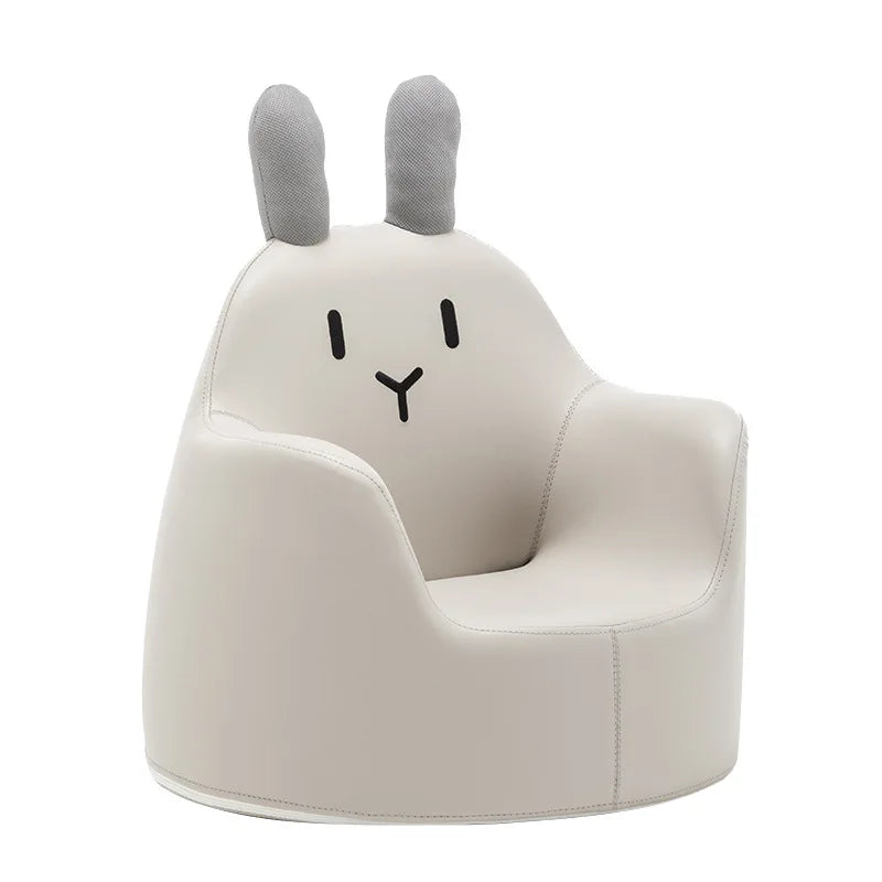 Kids' Cartoon Animal Character Plush Sofa Chair
