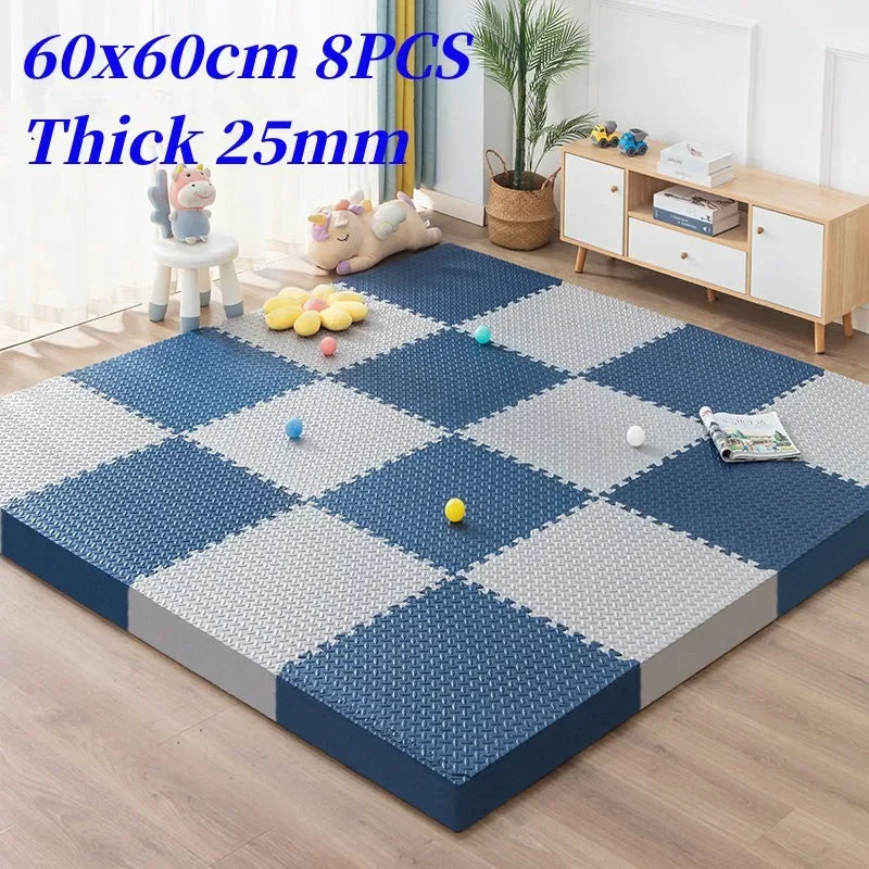 Extra-Thick Interlocking Foam Play Mat Set