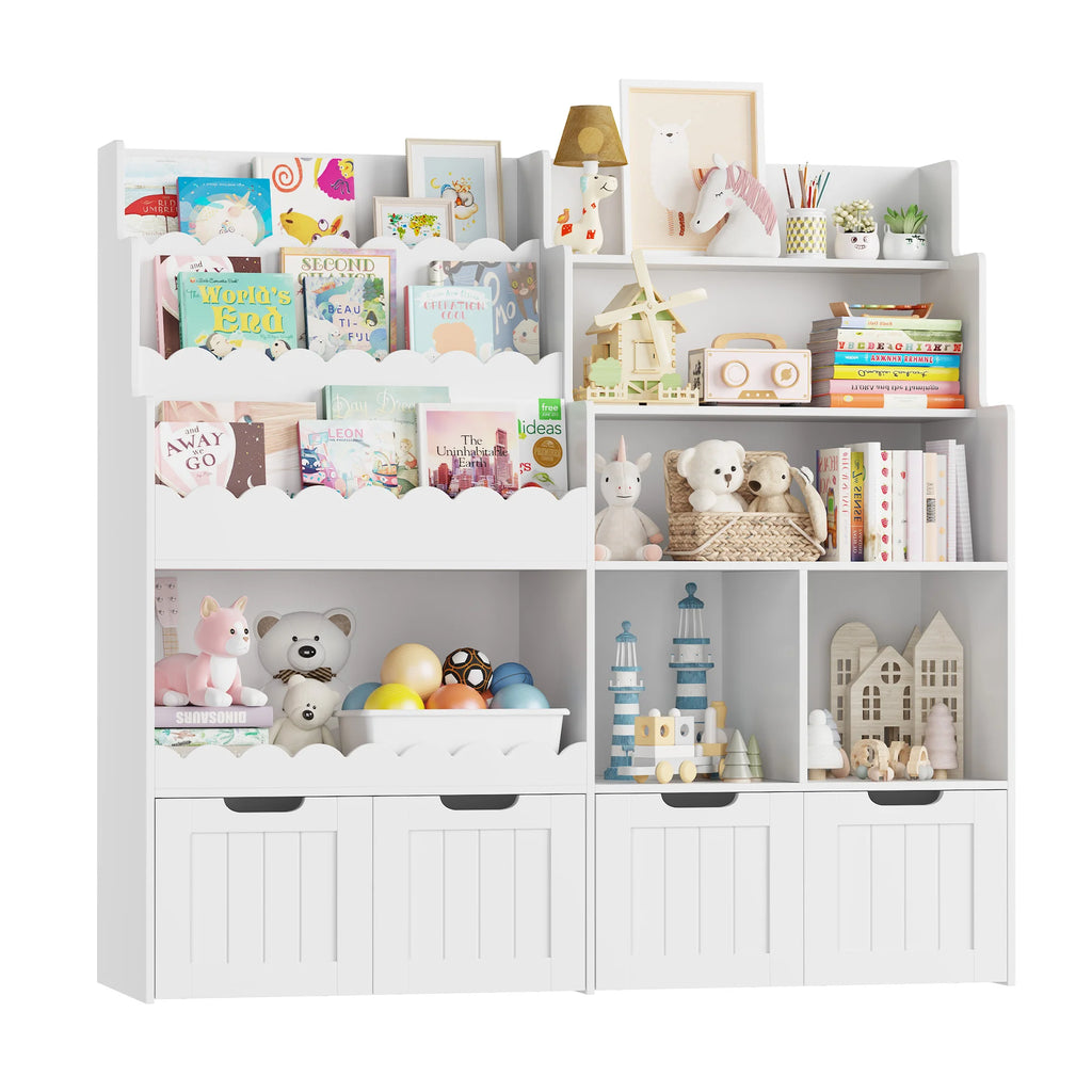 Getone Kids Bookshelf Kids Toy Storage