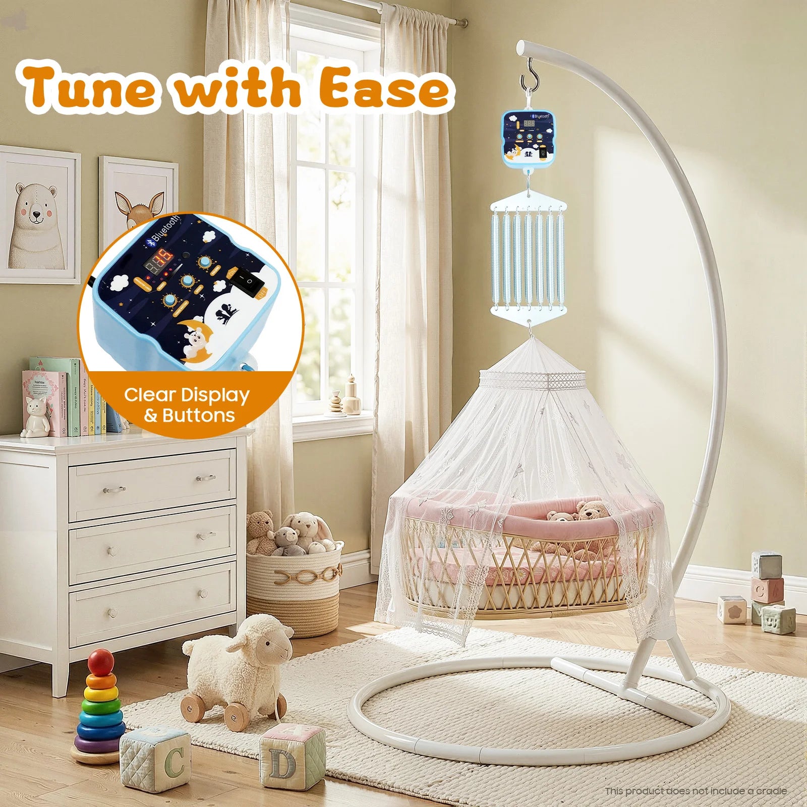 12W Electric Baby Swing Control