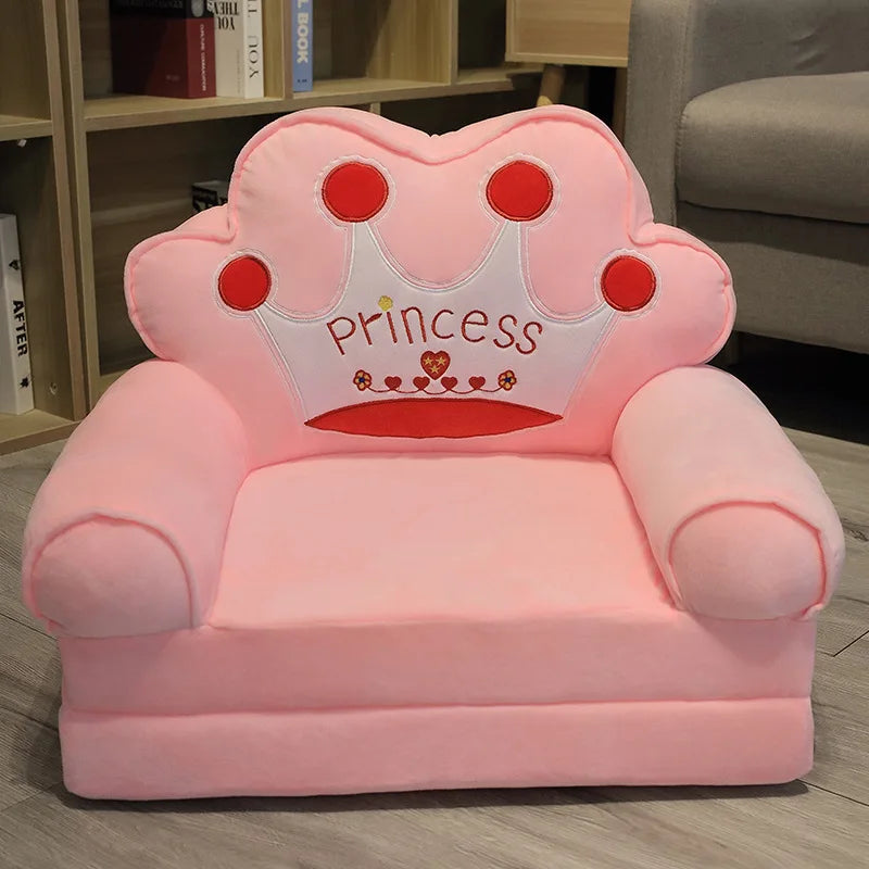 MOMO Children Sofa Cute Cartoon Lazy Folding Small Sofa Bed