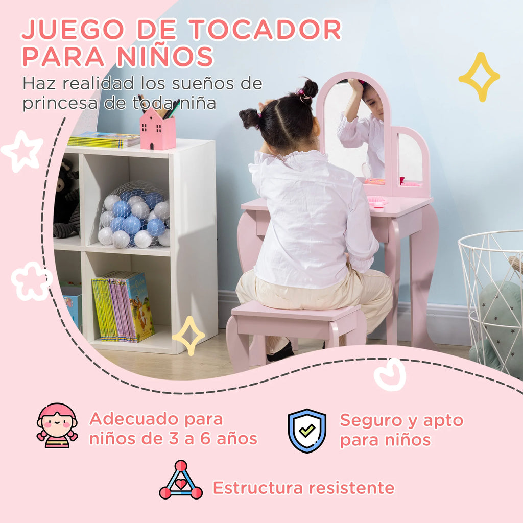 Homcom Children's Dressing Table